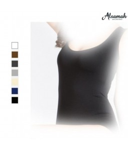 Dames bodytrui met brede bandjes, naadloze sjaal