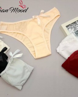 Braziliaanse damesnachtkleding met kant aan de zijkant 795